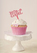 Photo: Cupcake with a cake pick Cupcake with a cake pick