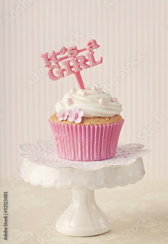 Photo: Cupcake with a cake pick Cupcake with a cake pick