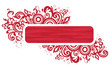 Vector: Abstract decorative floral grunge banner Abstract decorative floral grunge banner