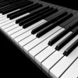 3D piano keyboard