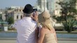 Video: Senior man and woman using tablet computer to take photo Senior man and woman using tablet computer to take photo