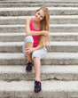 Sport fitness runner woman