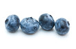 Fresh  blueberries  on white background