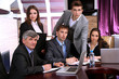 Business people working in conference room