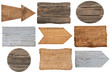 wooden sign background message