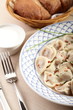 hot dumplings on the dish