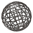 Globe meridians and parallels