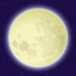 Moon in space