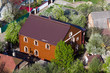 Top view of a house in Kiev, Ukraine.