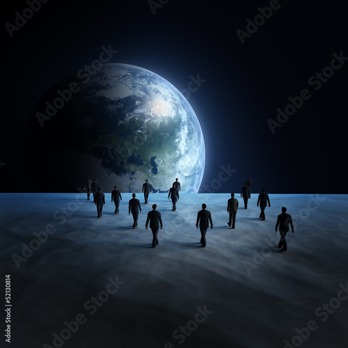  People on the moon