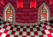 Inside the castle.