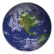 Planet Earth, isolated on white