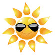Illustration: Vector Cartoon Sun Character Vector Cartoon Sun Character