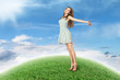 Happy young woman