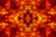 Orange kaleidoscope background