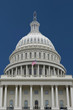 Washington DC Capital on deep blue sky background