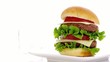 ハンバーガーとコーラ