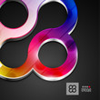 Vector: Abstract 3D Geometrical Design Abstract 3D Geometrical Design