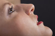 Make Up on young Caucasian woman