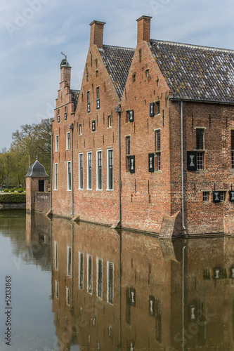Photo: Old dutch mansion with reflection in the water Old dutch mansion with reflection in the water