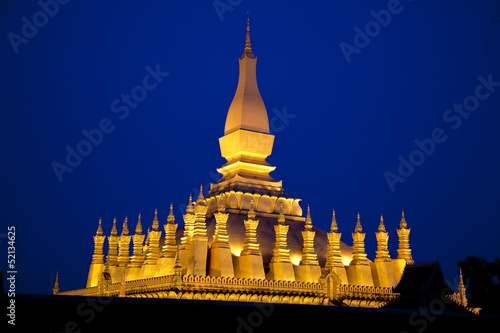 Photo: Vientiane. Pha That Luang Vientiane. Pha That Luang