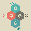 Vector: Trendy design template for website Trendy design template for website