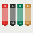 Vertical design template infographics
