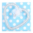 gift with silver heart