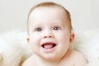 Photo: portrait of happy baby age of 7 months portrait of happy baby age of 7 months