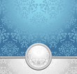 Set seamless patterns with flowers in Victorian style