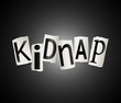 Kidnap concept.