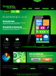 Website template for corporate business and cloud purposes.