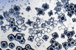 salt crystals closeup abstract background