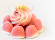 Cupcake with pink Candies
