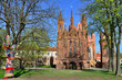 St. Anne's and Bernardinu Church in Vilnius, Lithuania, Spring