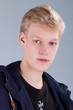 Young caucasian man in casual