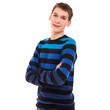Photo: Happy teenager boy in casual standing Happy teenager boy in casual standing