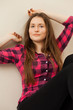 Photo: Beautiful caucasian woman relax Beautiful caucasian woman relax