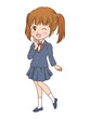 女の子/ひらめく