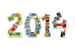 New Year with four seasons in photography