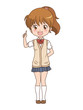 女の子/ポイント