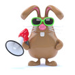 Chocolate bunny is loud