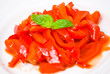 Lecho on plate