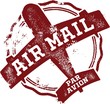 Vector: Vintage Air Mail Par Avion Stamp Vintage Air Mail Par Avion Stamp