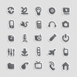 Sticker icons for technology