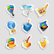 Icons for business and finance