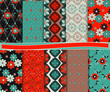 Vector: Abstract vector set of paper for scrapbook Abstract vector set of paper for scrapbook
