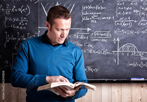 Photo: teacher at school teacher at school