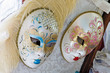 decorated venetian masks