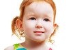 little girl unhappy